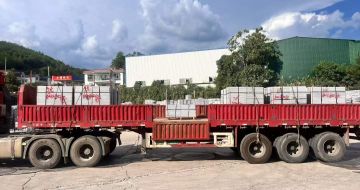 张家口 芝麻灰花岗岩地铺石出货日常