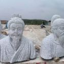 张家口 白麻花岗岩石材人物立体雕刻