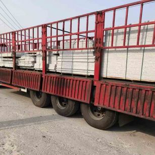 张家口 白麻荔枝面外墙干挂，工厂装车日常