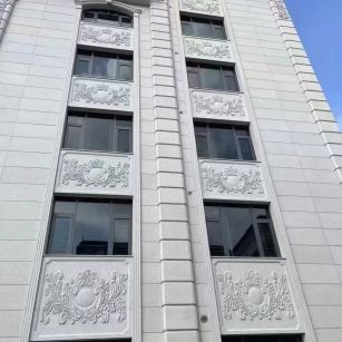 张家口 白麻荔枝面花岗岩别墅外墙干挂