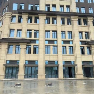 张家口 黄金麻花岗岩荔枝面小区外墙干挂