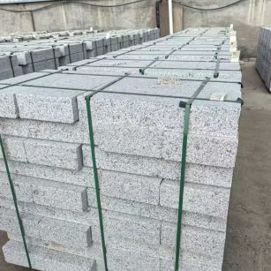 张家口 白麻花岗岩路沿石，弧形路沿石，道牙石，马路牙子，界石，路缘石，平沿石，直岩石，平缘石等