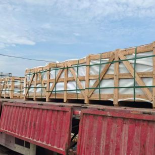 张家口 芝麻白花岗岩地铺石出口专车-泰国游