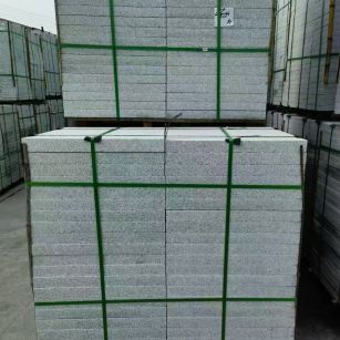 张家口 芝麻白火烧，园林广场市政工程地铺石，1.8~5.0厚均有现货