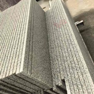 张家口 白麻荔枝面花岗岩楼梯踏步