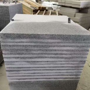 张家口 芝麻白5公分火烧地铺成品，900*400，规格可定制