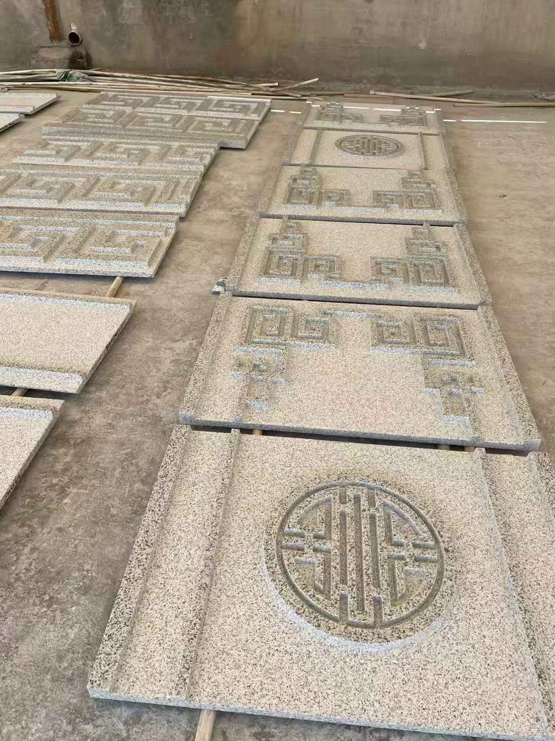 张家口 白麻花岗岩外墙立面雕刻板