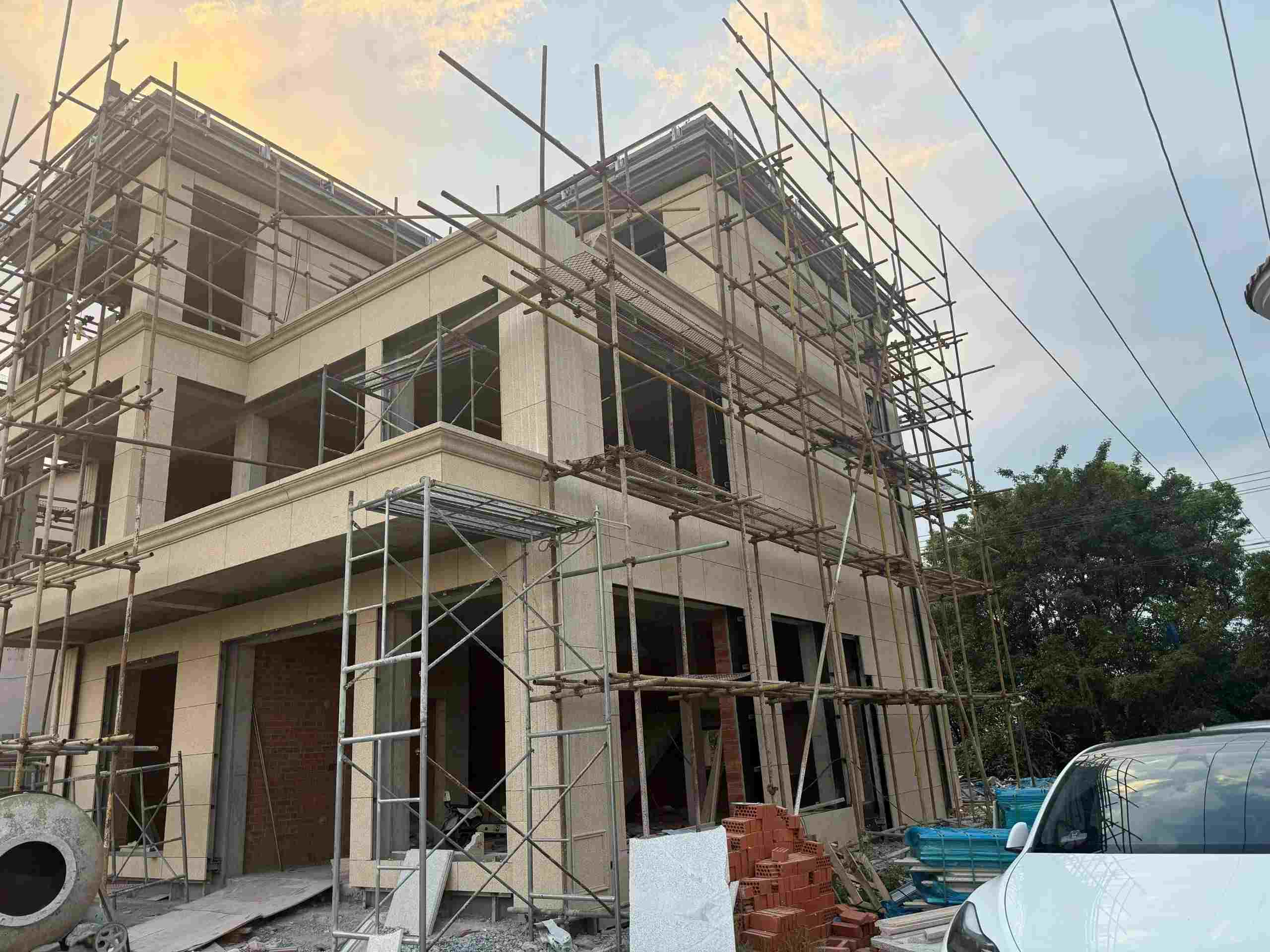 张家口 黄金麻荔枝面花岗岩外墙干挂