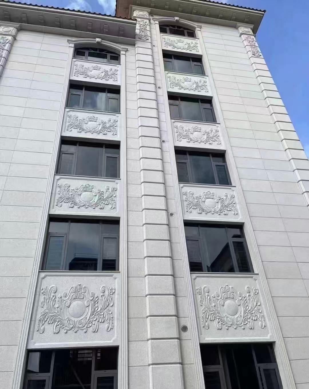 张家口 白麻荔枝面花岗岩别墅外墙干挂