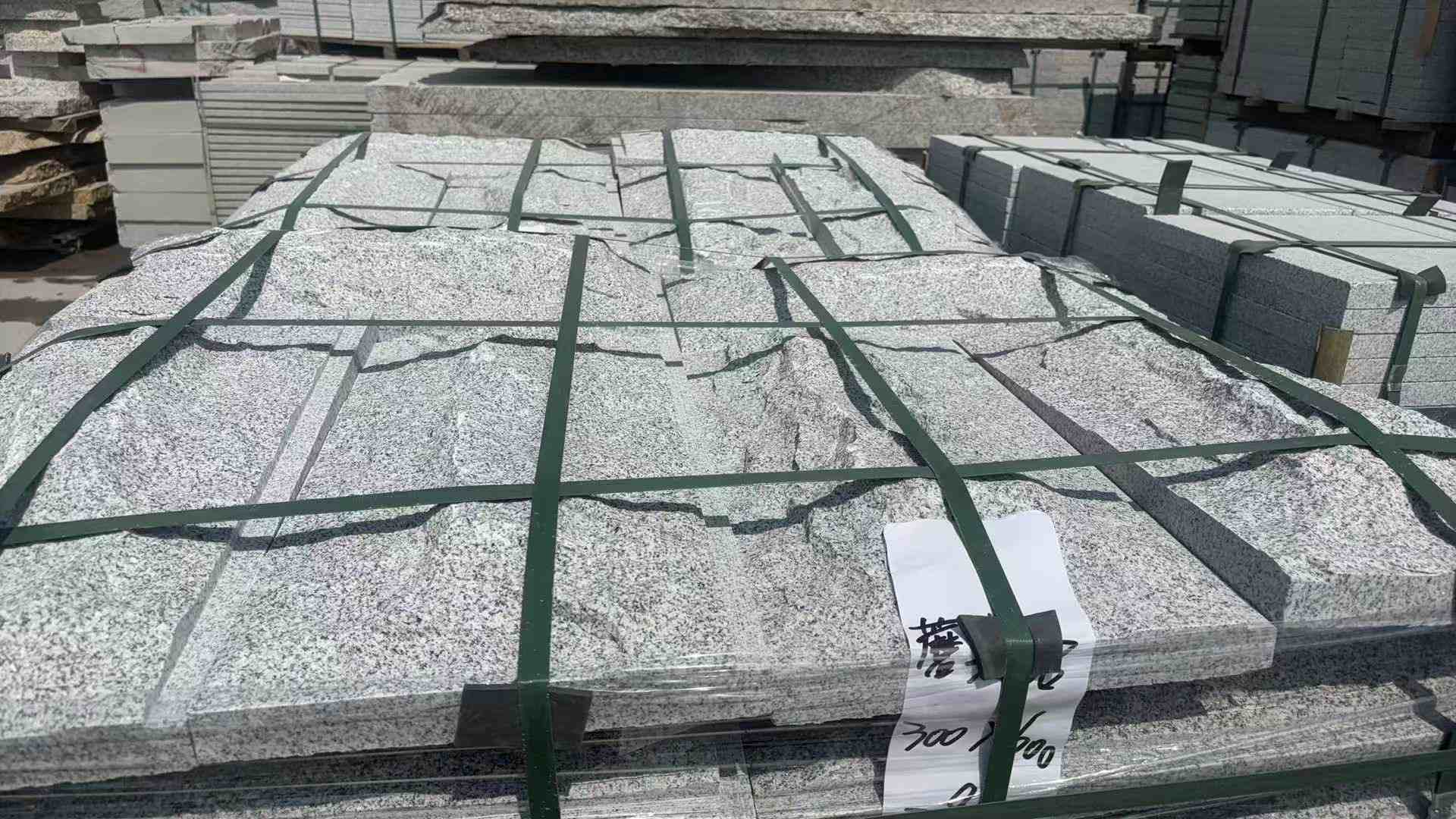 张家口 芝麻白蘑菇石成品