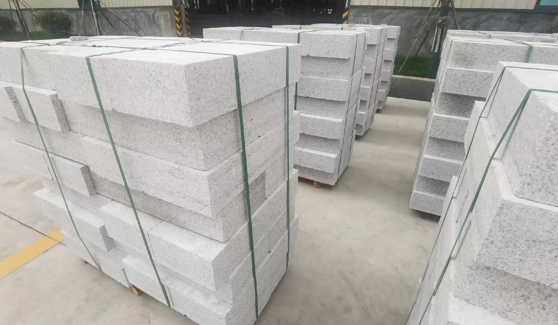 张家口 白麻花岗岩路沿石，立缘石，平缘石，路牙石，道牙石，马路牙子等